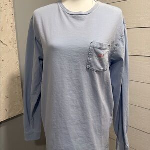 Vineyard Vines Light Blue Long Sleeve Tee